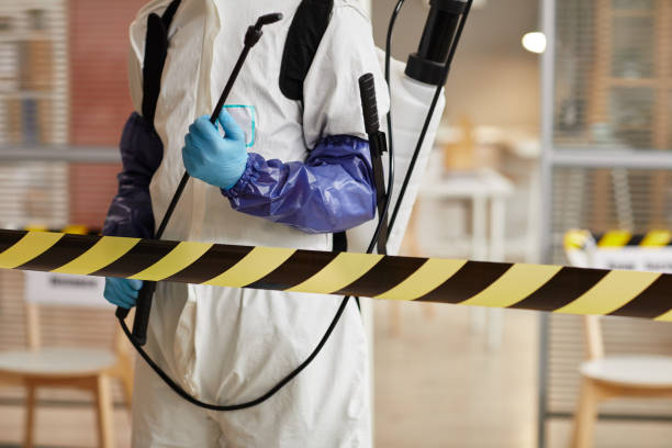 Professional Biohazard Cleanup technician working in San Carlos, TX